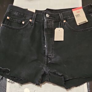 Levi's Women's Dark Denim Jean Shorts